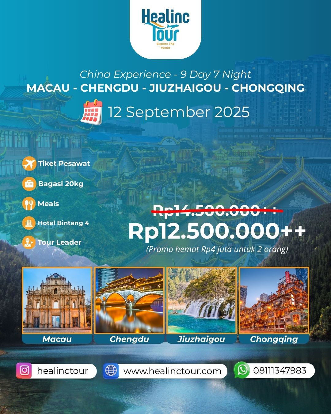 CHINA EXPERIENCE – 9D7N