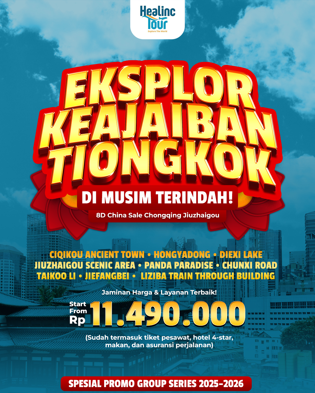 ✨ Eksplor Keajaiban Tiongkok di Musim Terindah ✨